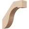 Ekena Millwork 3-inch W x 12-inch D x 12-inch H Del Monte Rough Cedar Woodgrain TimberThane Knee Brace, Primed BRCUR03X12X12DELRCPR - alternate 1